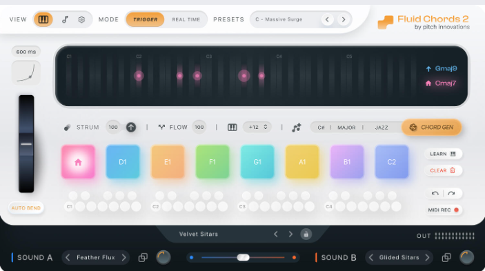 pitch innovations Fluid Chords 2